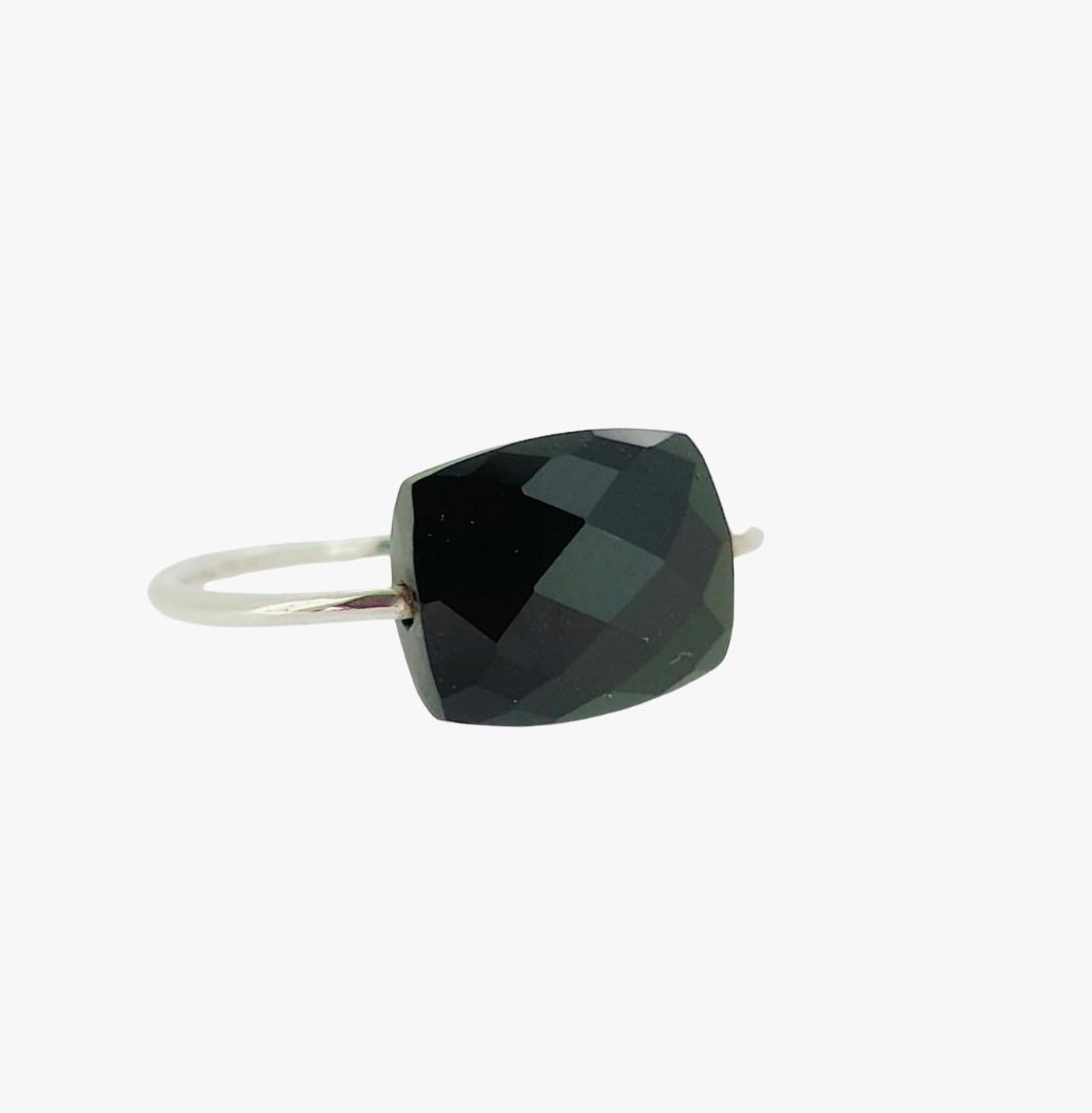 Stone Black Onyx Ring
